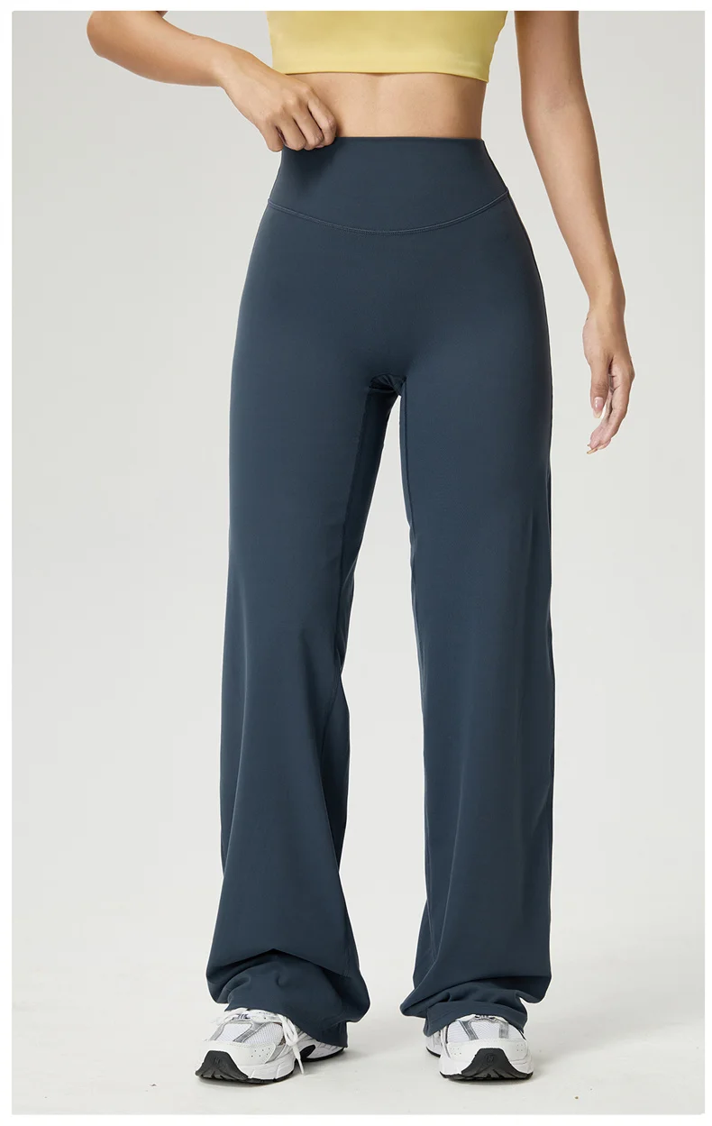 TRY TO BN Straight Leg Leggings Yoga Pants Women Buttery High Waisted Tummy Control Fitness Pilates Workout Bottoms Gym Clothes