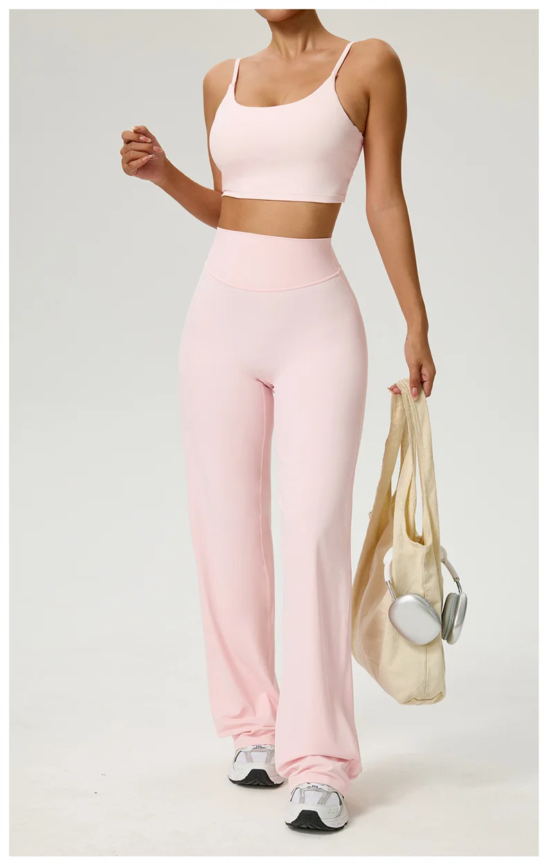 TRY TO BN Straight Leg Leggings Yoga Pants Women Buttery High Waisted Tummy Control Fitness Pilates Workout Bottoms Gym Clothes