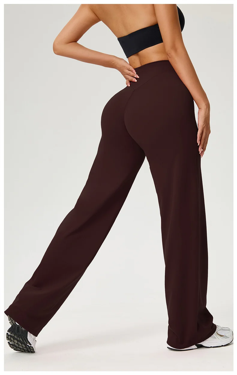 TRY TO BN Straight Leg Leggings Yoga Pants Women Buttery High Waisted Tummy Control Fitness Pilates Workout Bottoms Gym Clothes