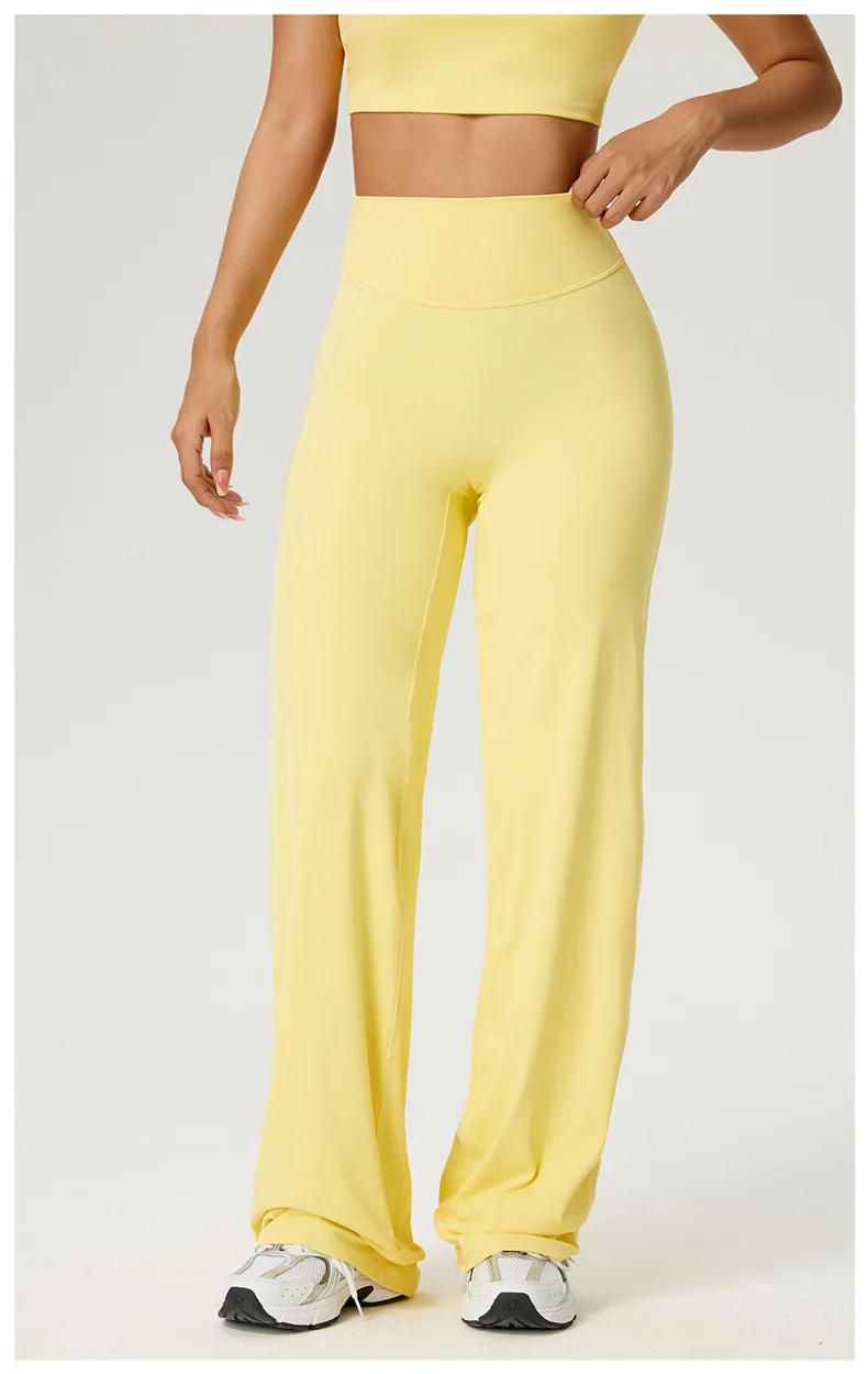 TRY TO BN Straight Leg Leggings Yoga Pants Women Buttery High Waisted Tummy Control Fitness Pilates Workout Bottoms Gym Clothes
