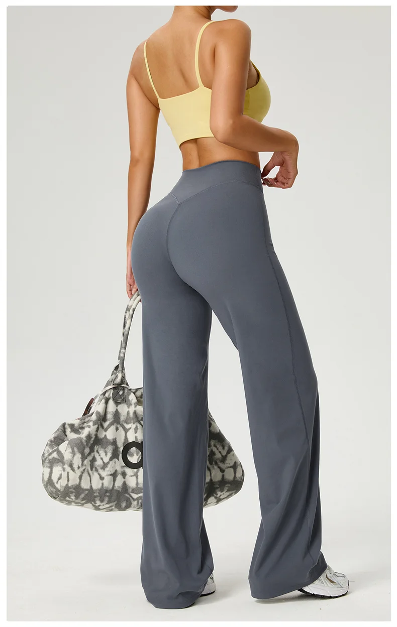 TRY TO BN Straight Leg Leggings Yoga Pants Women Buttery High Waisted Tummy Control Fitness Pilates Workout Bottoms Gym Clothes