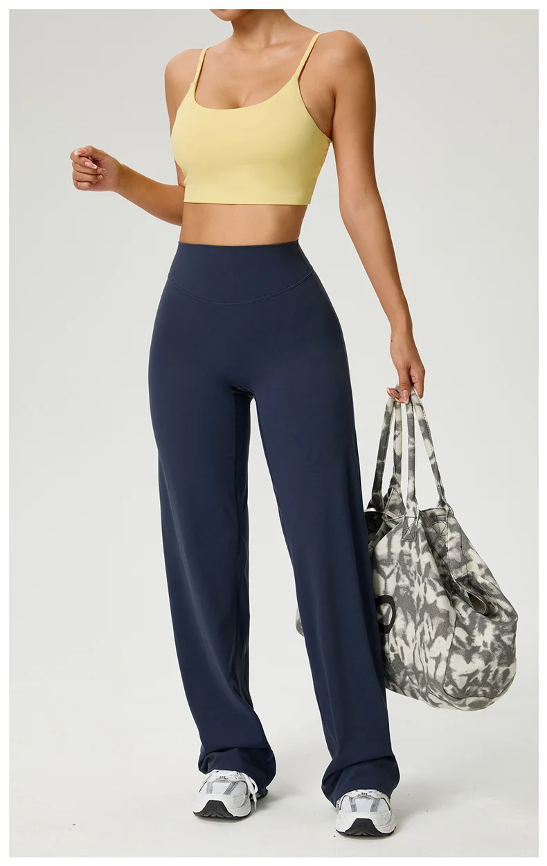 TRY TO BN Straight Leg Leggings Yoga Pants Women Buttery High Waisted Tummy Control Fitness Pilates Workout Bottoms Gym Clothes