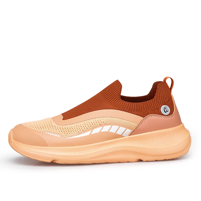 Men's Slip-On Walking Sneakers Breathable Mesh Sports Shoes with Soft Soles Summer Casual Slip-ons High Quality