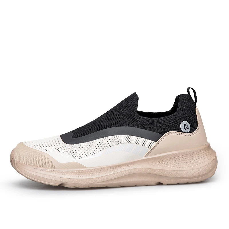 Men's Slip-On Walking Sneakers Breathable Mesh Sports Shoes with Soft Soles Summer Casual Slip-ons High Quality