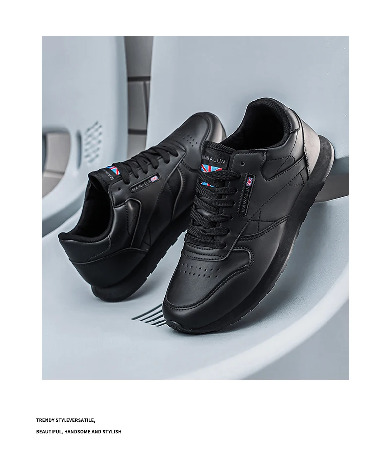 Men's Casual Sports Shoes, White Sneakers, Solid Color Classic, Comfortable and Stylish, Suitable for Walking, Outdoor Training