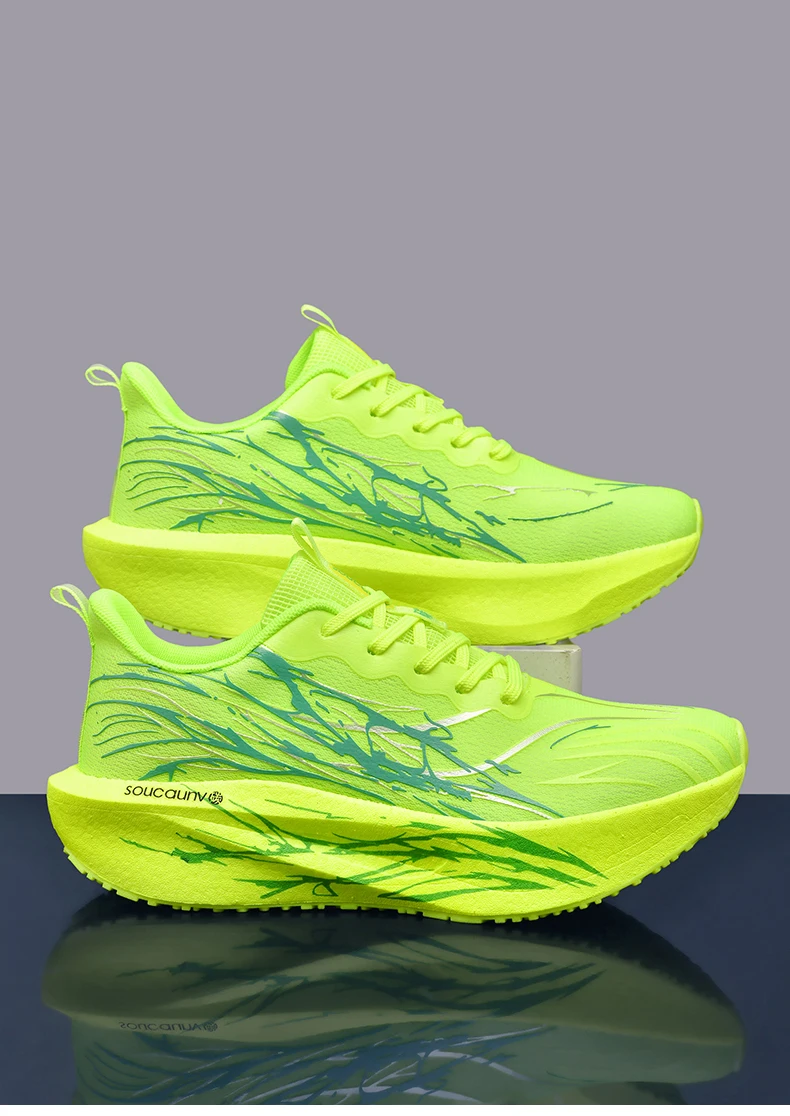 Men Marathon Running Shoes Sports Carbon Board Women's Comfortable Athletic Nonskid Sneakers Casual Basketball Walking Shoes