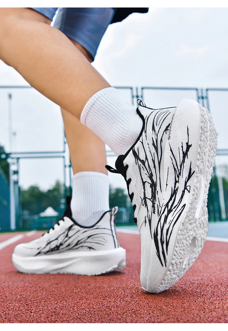 Men Marathon Running Shoes Sports Carbon Board Women's Comfortable Athletic Nonskid Sneakers Casual Basketball Walking Shoes