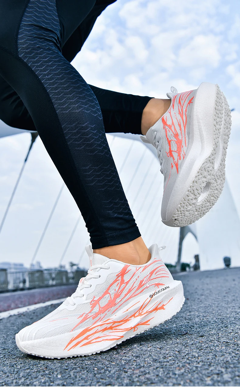 Men Marathon Running Shoes Sports Carbon Board Women's Comfortable Athletic Nonskid Sneakers Casual Basketball Walking Shoes