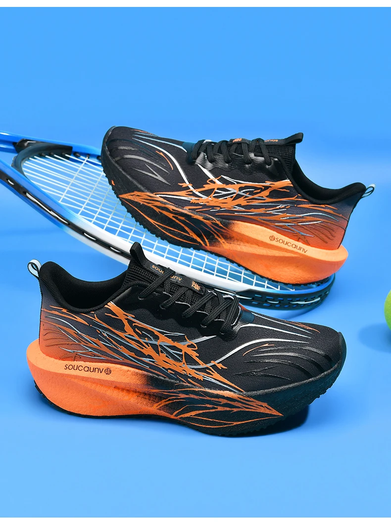 Men Marathon Running Shoes Sports Carbon Board Women's Comfortable Athletic Nonskid Sneakers Casual Basketball Walking Shoes