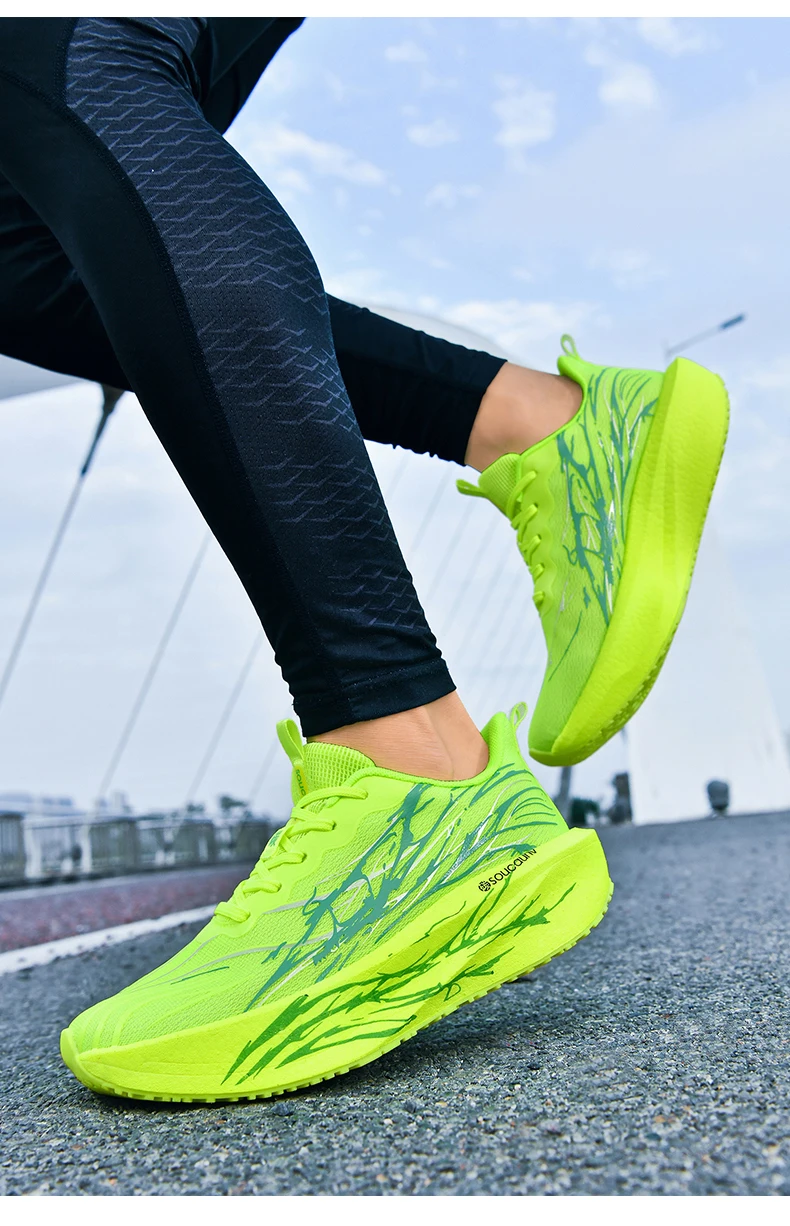 Men Marathon Running Shoes Sports Carbon Board Women's Comfortable Athletic Nonskid Sneakers Casual Basketball Walking Shoes