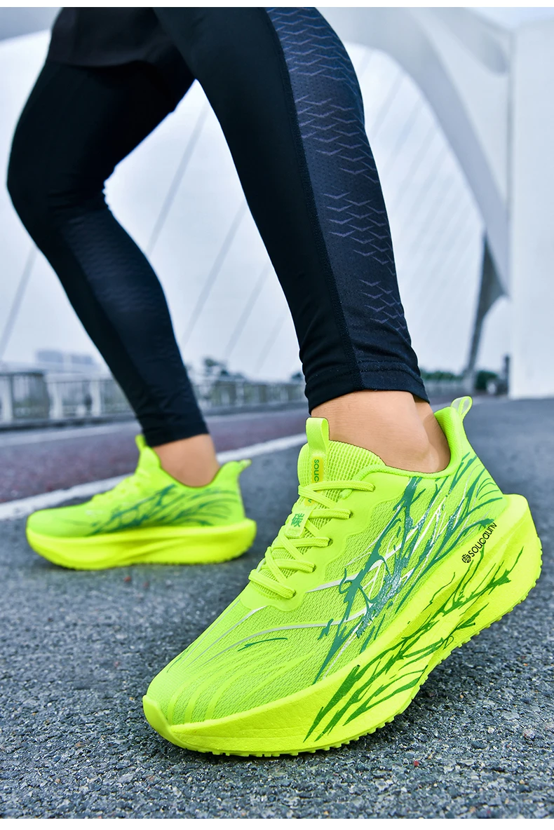 Men Marathon Running Shoes Sports Carbon Board Women's Comfortable Athletic Nonskid Sneakers Casual Basketball Walking Shoes