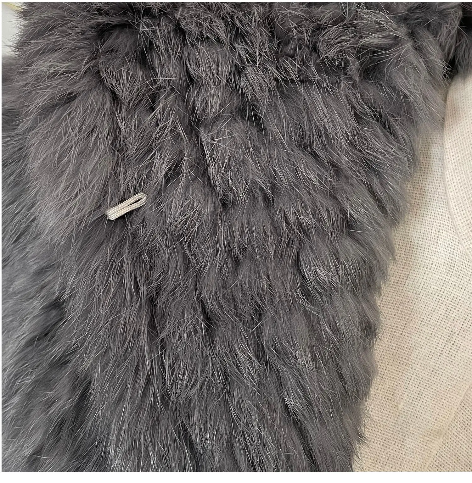 Real Rabbit Fur Hooded Coat Long Sleeve Women Casual Loose Knitted Genuine Fur Jacket With Hood Female Natural Fur Outwear