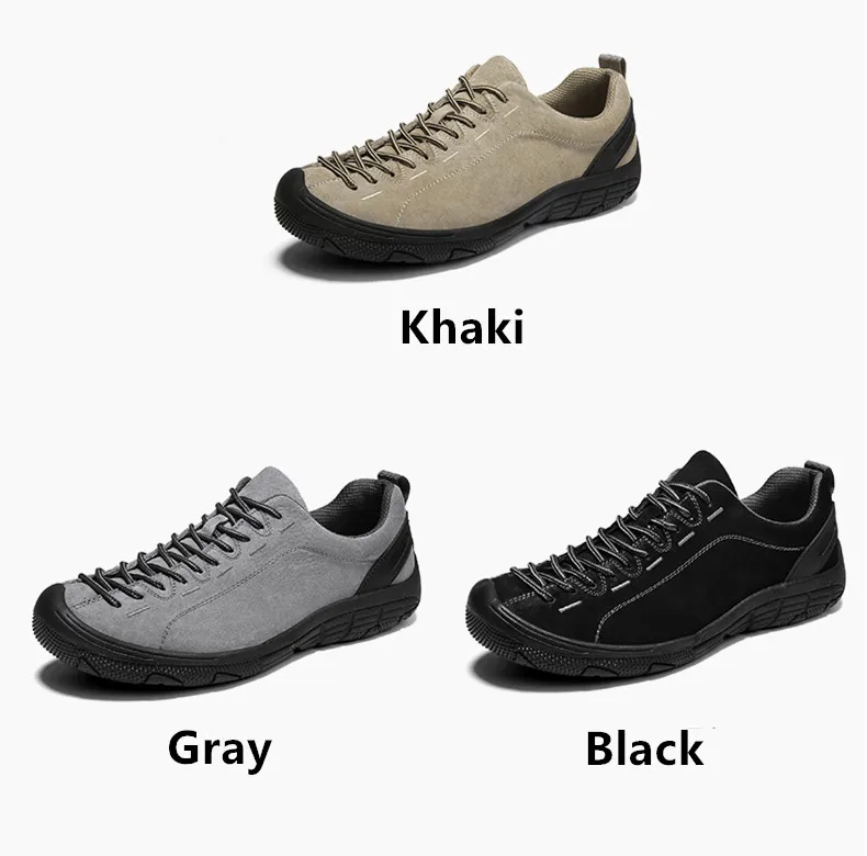 Genuine Leather Men's Shoes Outdoor Non-slip Sneakers Breathable Large Size Casual Shoes Fashion Flats Boat Shoes Men Loafers