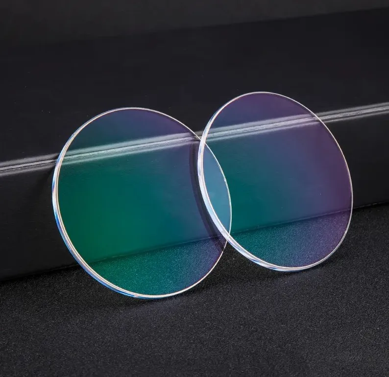 VICKY Photochromic Gray Brown Pink Purple Blue Series 1.56 1.61 1.67 Prescription Glasses Lenses For Myopia Hyperopia
