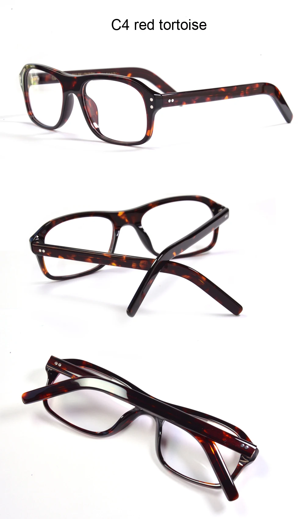 The Kings Man Eyeglasses Frame Kingsmen Movie Cosplay Glasses Harry Hart Gary Eggsy Eyewear Retro Rectangle Acetate Spectacles