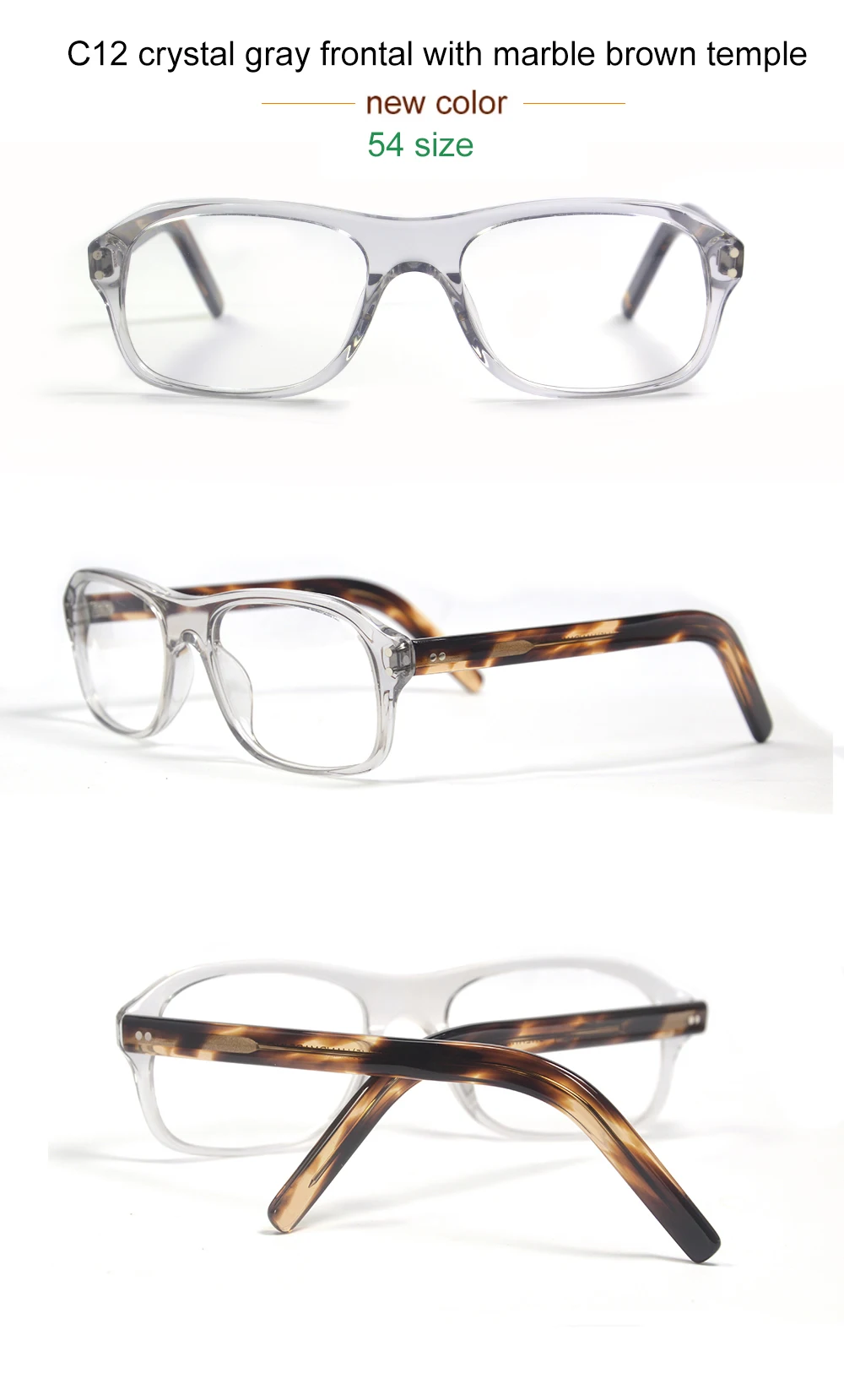 The Kings Man Eyeglasses Frame Kingsmen Movie Cosplay Glasses Harry Hart Gary Eggsy Eyewear Retro Rectangle Acetate Spectacles