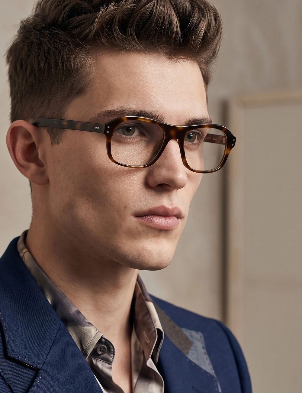 The Kings Man Eyeglasses Frame Kingsmen Movie Cosplay Glasses Harry Hart Gary Eggsy Eyewear Retro Rectangle Acetate Spectacles