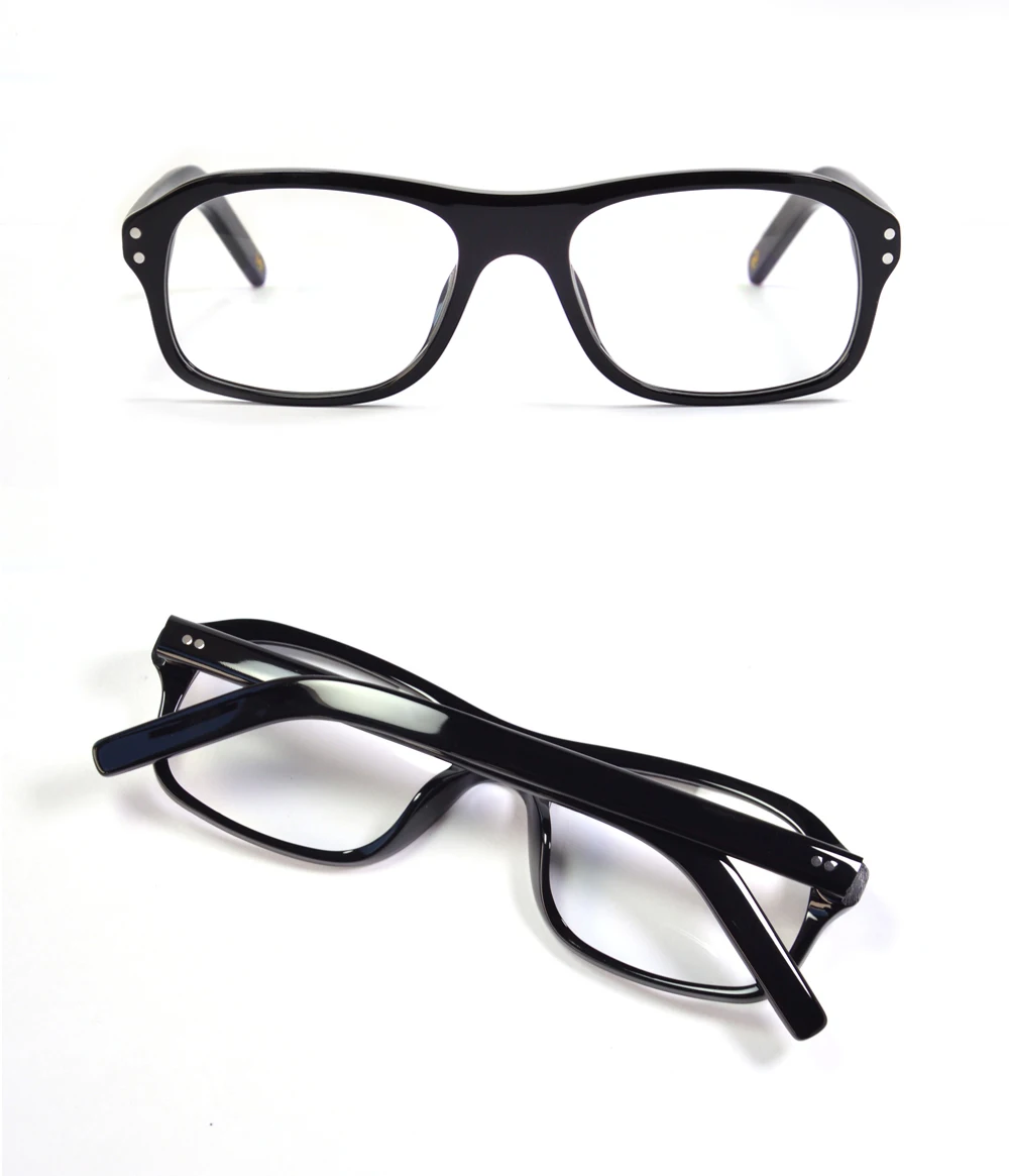 The Kings Man Eyeglasses Frame Kingsmen Movie Cosplay Glasses Harry Hart Gary Eggsy Eyewear Retro Rectangle Acetate Spectacles