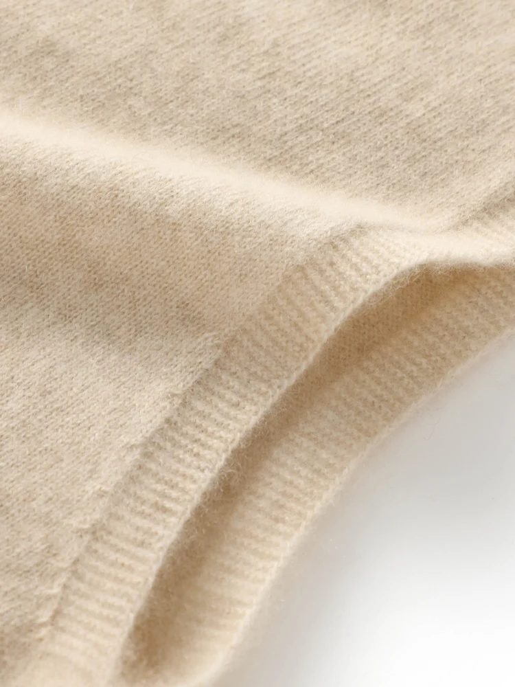 2024 New Women O-neck Sleeveless Sweater 100% Merino Wool Pullover Waistcoat Cashmere Knitwear Spring Summer Autumn Casual Vest