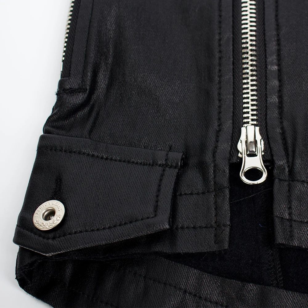 Sexy Black PU Casual Fashion Summer Shorts Women Clothing Goth Faux Leather High Waisted Womens Shorts Y2K Hot Woman Short Pants