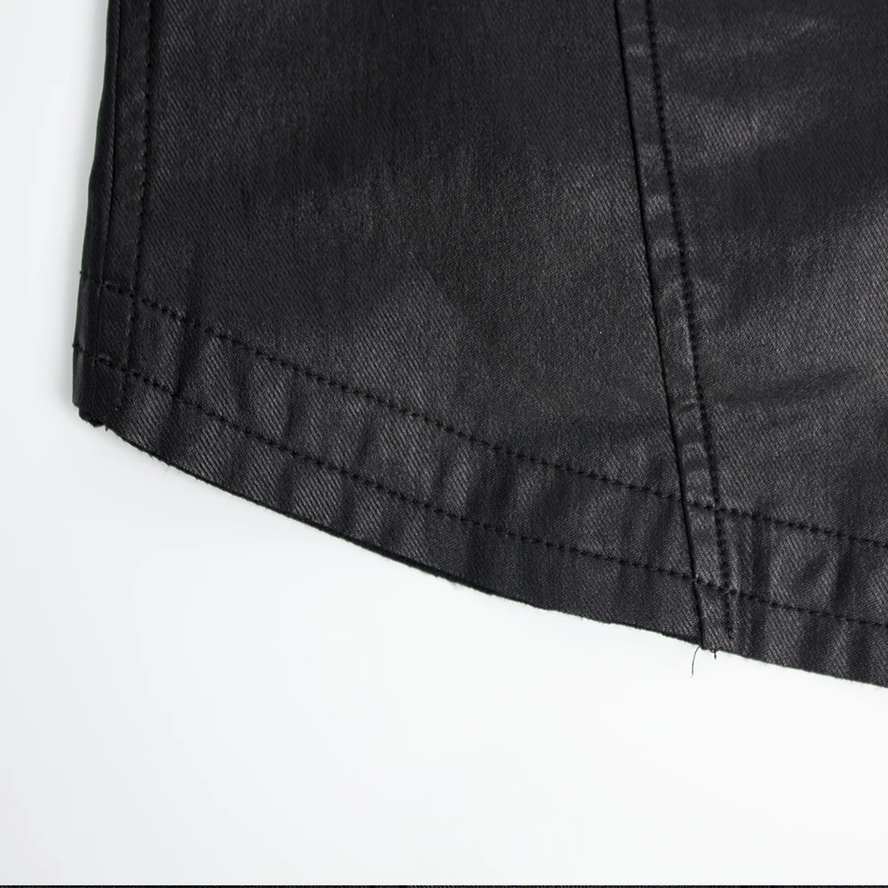 Sexy Black PU Casual Fashion Summer Shorts Women Clothing Goth Faux Leather High Waisted Womens Shorts Y2K Hot Woman Short Pants
