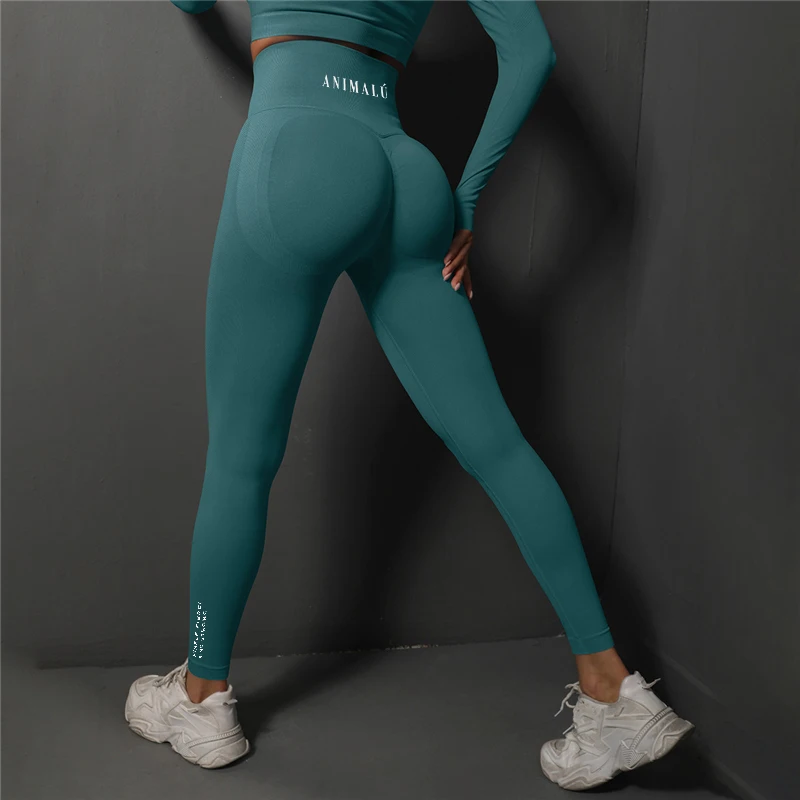 2026 ANIMALU Seamless Leggings Women Gym Yoga Pants Women's High Waist Legging Fitness Workout Tights Running Pants