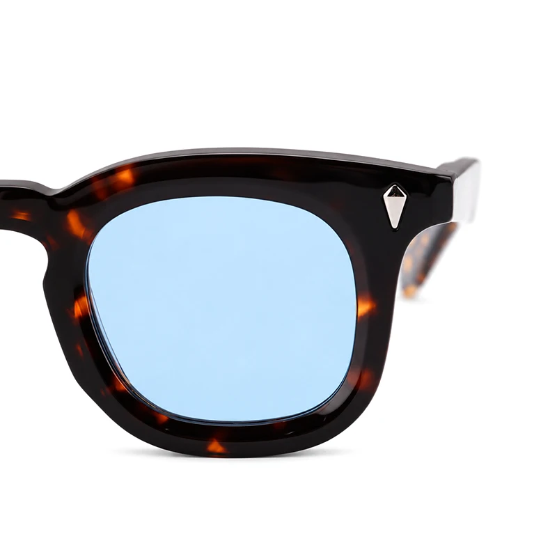 Top Quality Handmade Acetate Round Sunglasses Men Women Classic Sunglasses Outdoor UV400 Protection Glasses Custom Logo Lenses