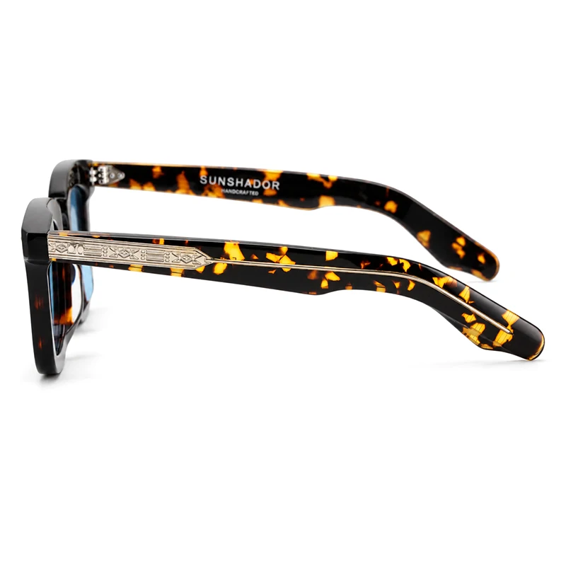 Top Quality Handmade Acetate Round Sunglasses Men Women Classic Sunglasses Outdoor UV400 Protection Glasses Custom Logo Lenses