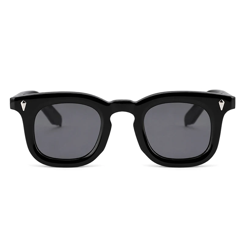 Top Quality Handmade Acetate Round Sunglasses Men Women Classic Sunglasses Outdoor UV400 Protection Glasses Custom Logo Lenses