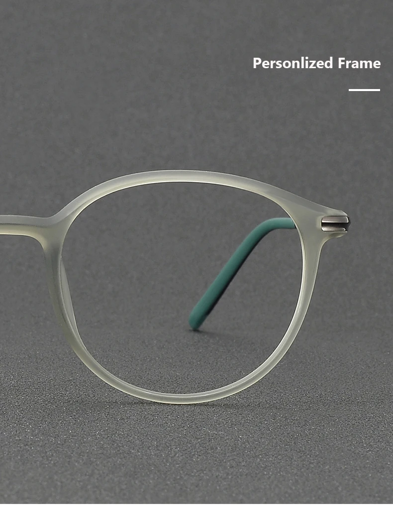 2025 Acetate Titanium Glasses Frame for Men Women Brand Design Retro Vintage Round Eyeglasses frames High Quality male Eyewear