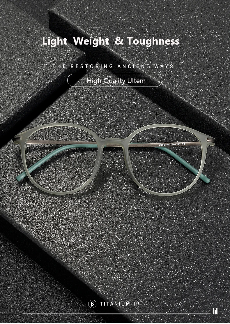 2025 Acetate Titanium Glasses Frame for Men Women Brand Design Retro Vintage Round Eyeglasses frames High Quality male Eyewear