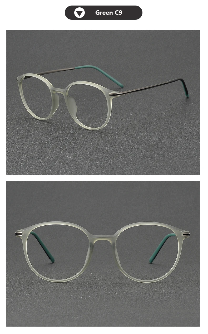 2025 Acetate Titanium Glasses Frame for Men Women Brand Design Retro Vintage Round Eyeglasses frames High Quality male Eyewear