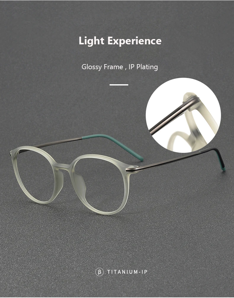 2025 Acetate Titanium Glasses Frame for Men Women Brand Design Retro Vintage Round Eyeglasses frames High Quality male Eyewear