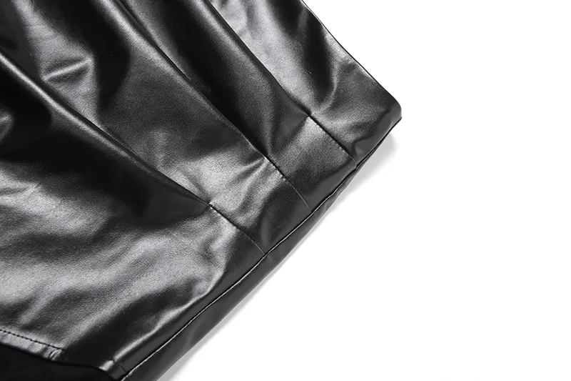 AltGoth Harajuku Cyber Punk Skirt Women Dark Academia Gothic Streetwear New Fashion Y2k Irregular Pu Patchwork High Waist Skirt