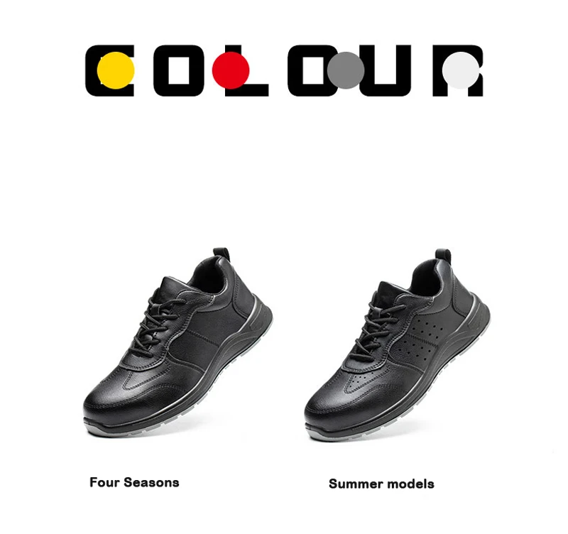 Male Steel Toe Cap Safety Shoes Waterproof Work Shoes Indestructible Work Sneakers Men Shoes Anti-puncture Security Footwear