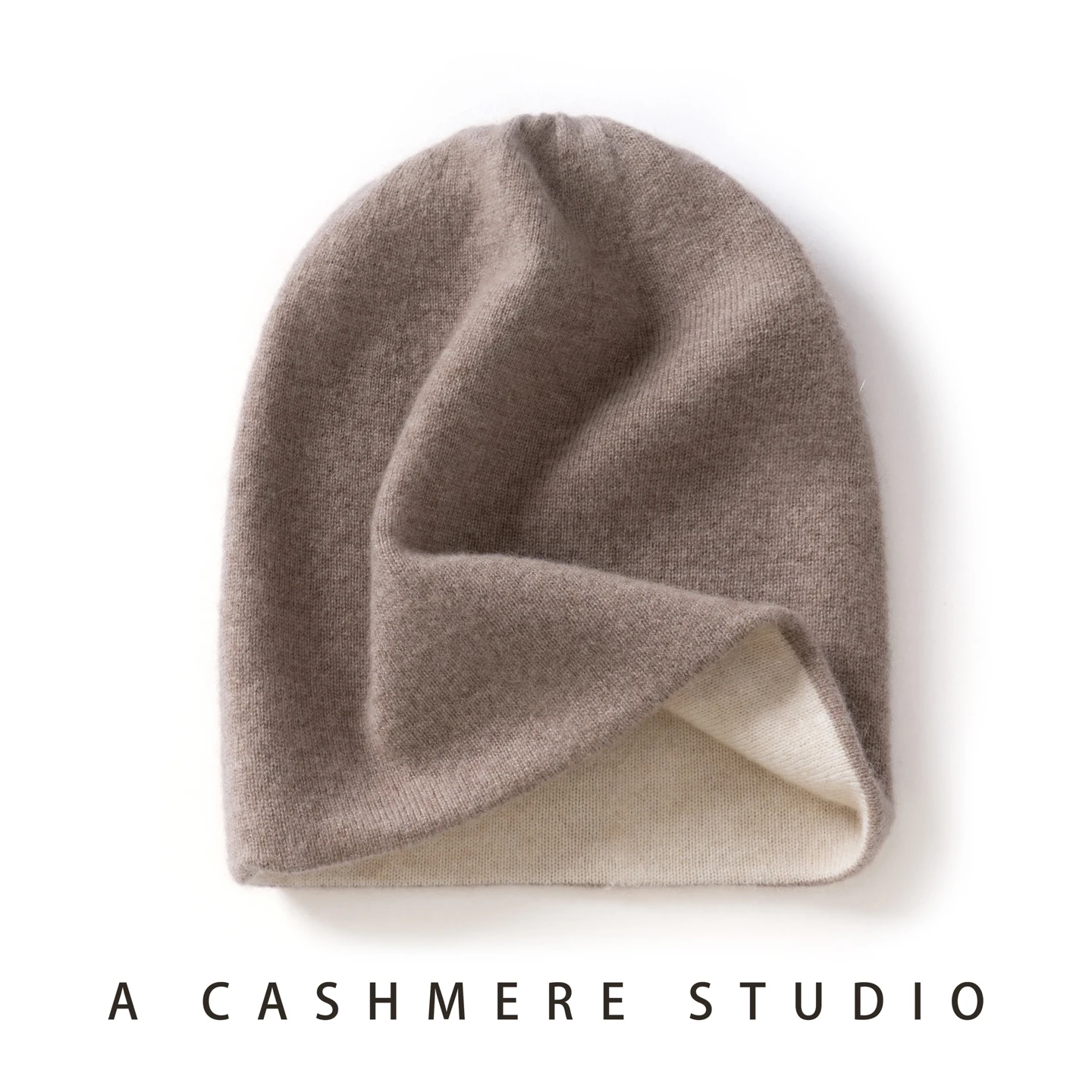 High Quality Pure Cashmere Hat for Men and Women Winter Double Layer Thicken Knitted Skullies Beanies Caps Female Outdoor Hats