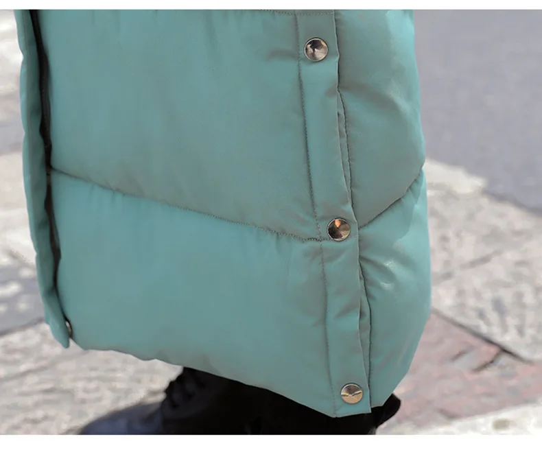 New Winter Women Cotton Coat Korean Loose Thicken Warm Lengthen Down Cotton Coat 2025 Women Hooded Long Parkas Plus Size Outwear
