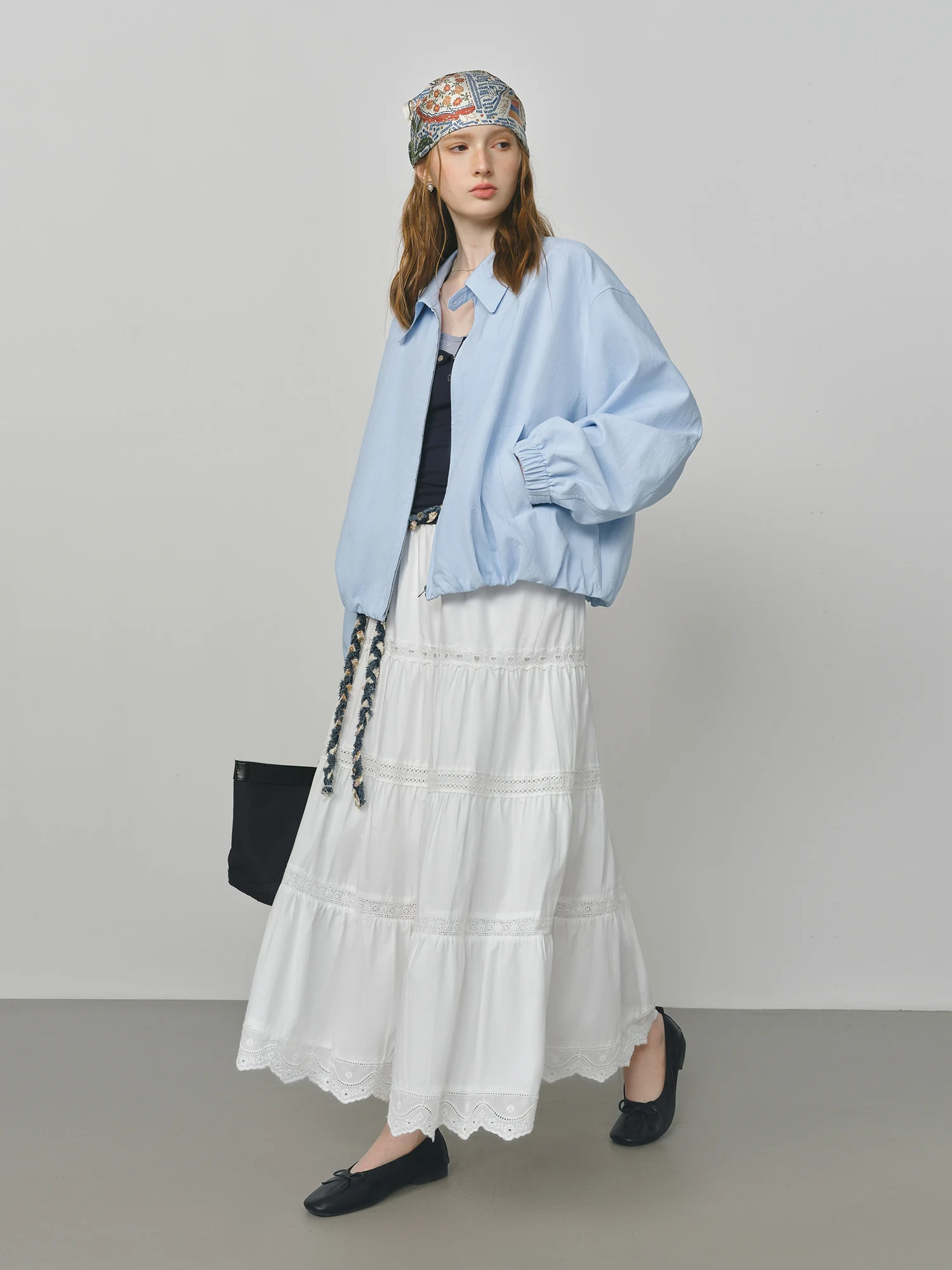 FSLE 2025 New French Barn-Style Raw Glamour Short Jacket Women's Spring Autumn New Arrival Loose Fit Oversize Workwear Coat