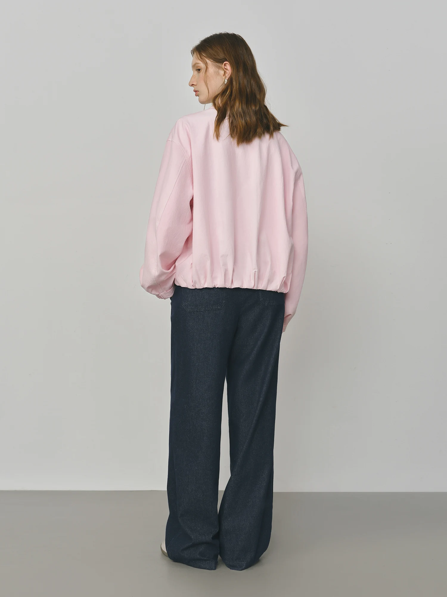 FSLE 2025 New French Barn-Style Raw Glamour Short Jacket Women's Spring Autumn New Arrival Loose Fit Oversize Workwear Coat