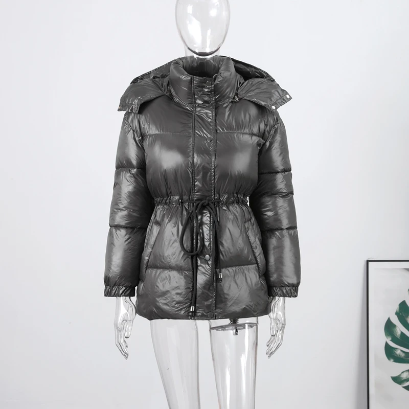 Fashion Thicken Women Padded Jacket Casual Stand Collar Zipper Warm Long Sleeve Coat 2026 Winter New Female Pocket Jacket Street