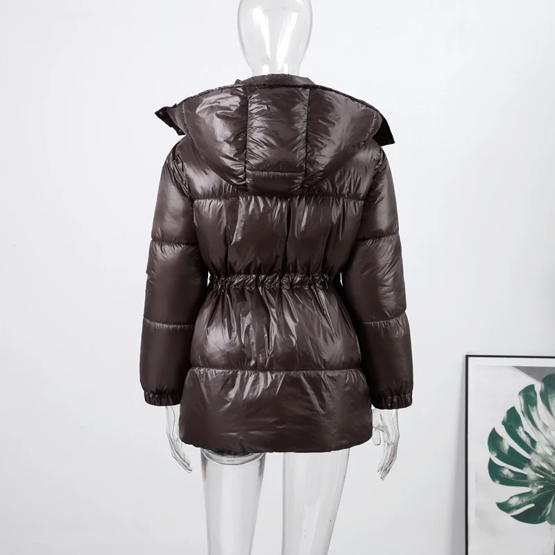 Fashion Thicken Women Padded Jacket Casual Stand Collar Zipper Warm Long Sleeve Coat 2026 Winter New Female Pocket Jacket Street