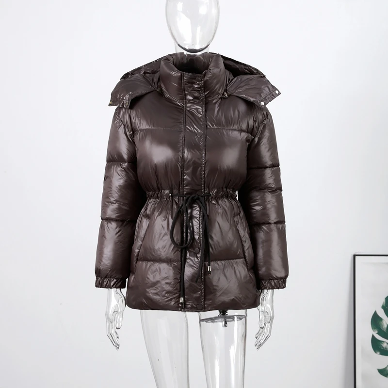Fashion Thicken Women Padded Jacket Casual Stand Collar Zipper Warm Long Sleeve Coat 2026 Winter New Female Pocket Jacket Street
