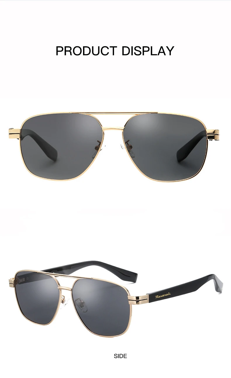 MASERATI Luxury Sunglasses For Men&Women Polarized UV400 Driving Glasses Classic Style Premium Quality High End Fashion Design