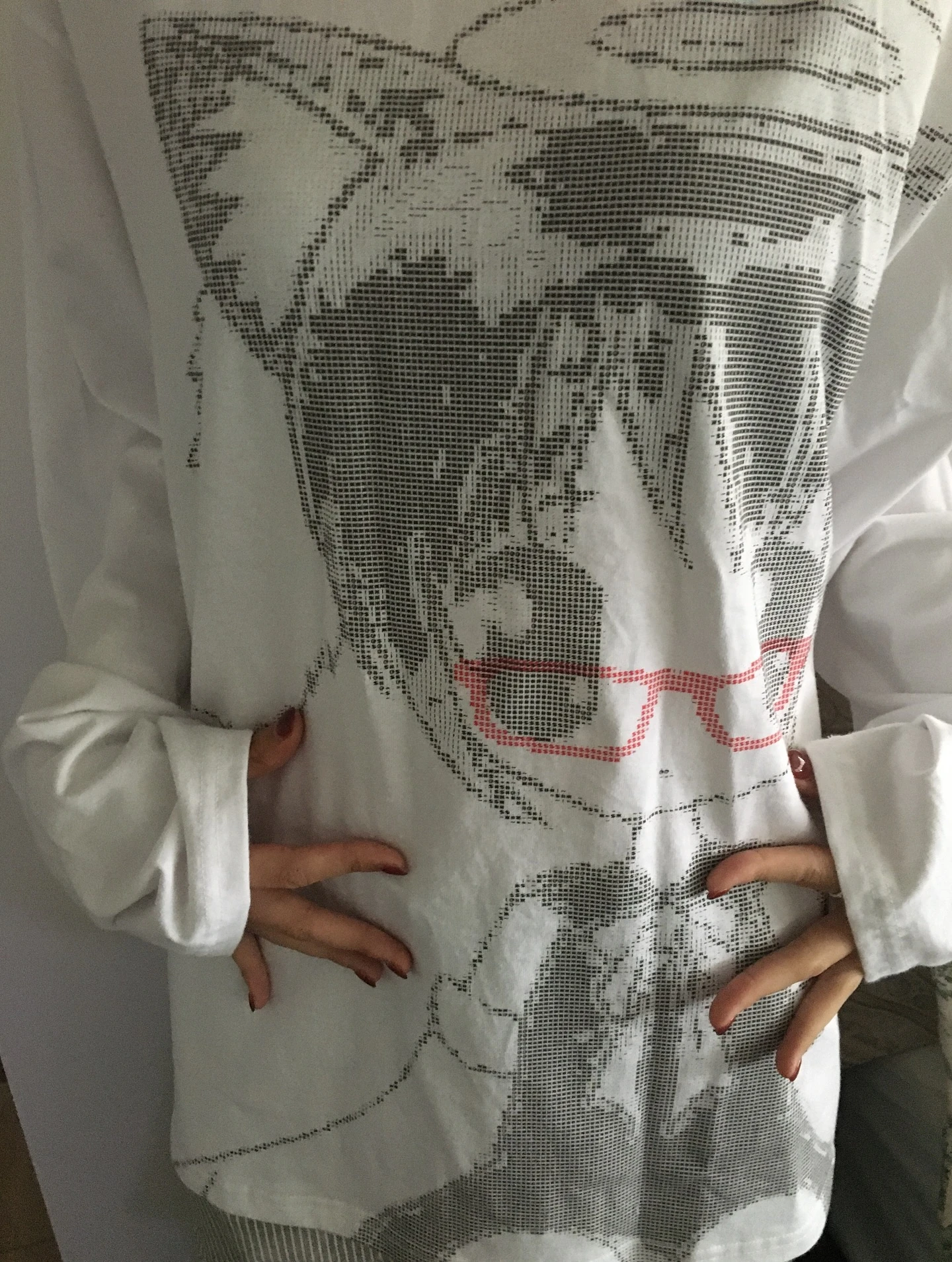 Karrram Japanese Y2k Anime Print T-shirt 2000s Korean Style Long Sleeve T Shirt Vintage Harajuku Cutecore White Tops Kawaii 00s