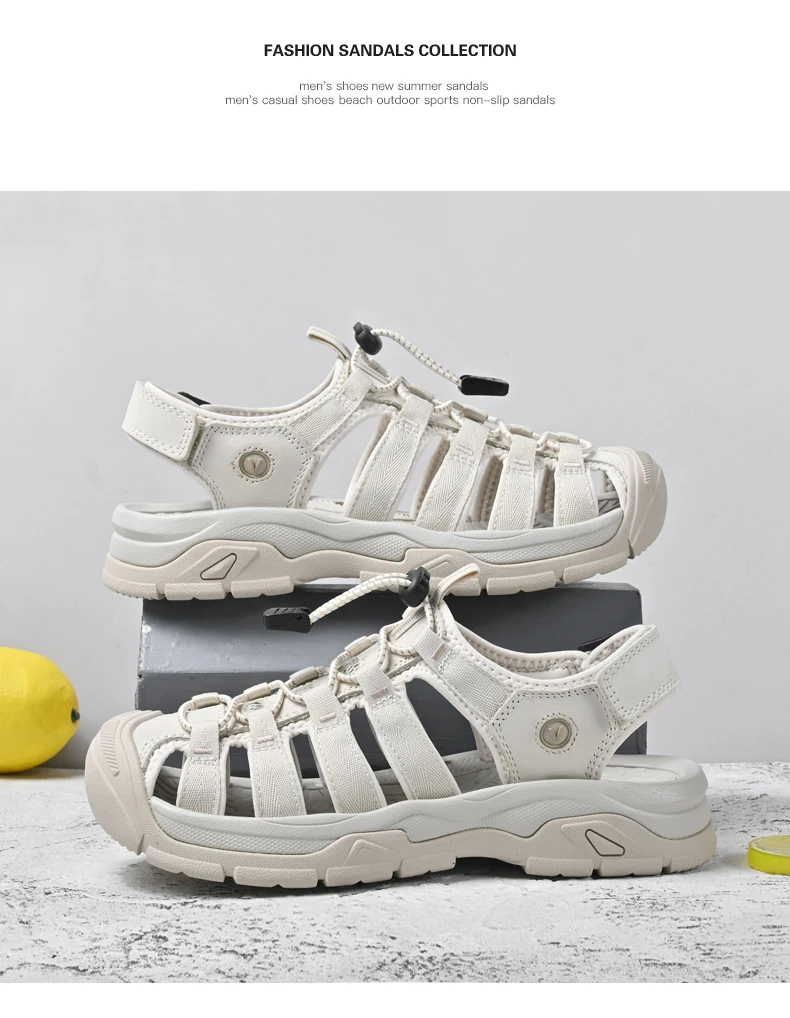 Summer Genuine Leather Women's Sandals Comfortable Sandals 2026 New Designer Sneakers Lightweight Outdoor Women Beach Sandals