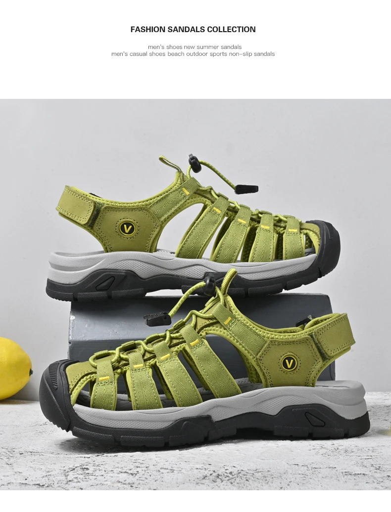 Summer Genuine Leather Women's Sandals Comfortable Sandals 2026 New Designer Sneakers Lightweight Outdoor Women Beach Sandals