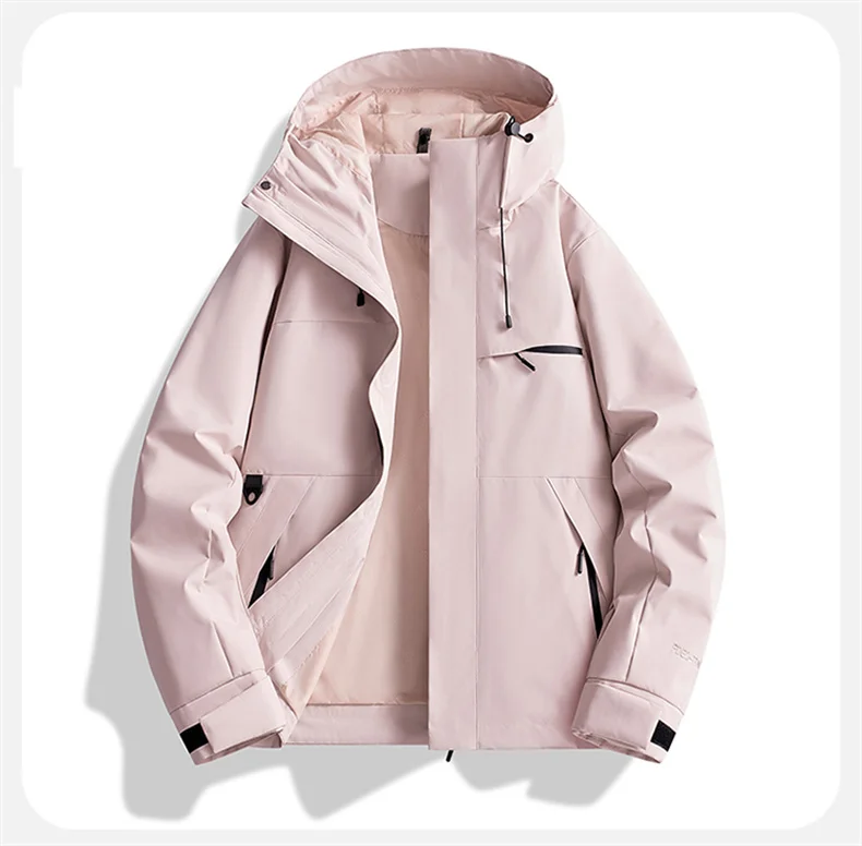 Spring Fall Waterproof Hiking Jacket Women Hooded Hunting Running Trekking Fishing Jackets Outdoor Ride Climbing Windbreaker