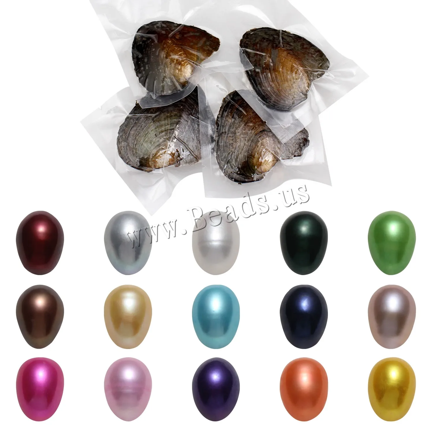 50PCs/Lot 10PCs/Lot Vacuum Pack Oyster Wish Pearl About 7-8mm Freshwater Pearl Oyster DIY Jewelry Accessories Gift High-quality Pearl Bead