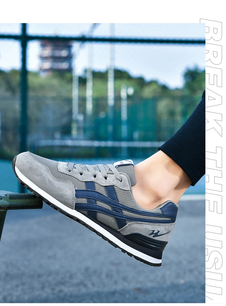 Double Star Training Walking Shoes, Breathable Mesh Sports Shoes, Versatile Fashion Trendy Men's Shoes