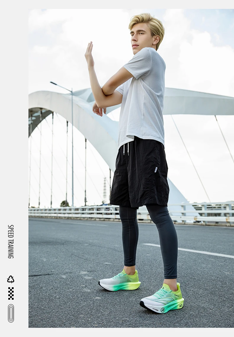 Running Shoes Carbon Board Air Cushion Marathon Men Sports Breathable Lightweight Women's Comfortable Athletic Nonskid Sneakers